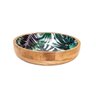 BOWL DE MADEIRA LEAFAGE 26X5,5cm - 2