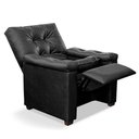 Ver imagem 5 de Poltrona do Papai Reclinável Imperador Couro Facto Preto - Sofa Store