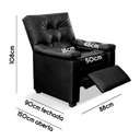 Ver imagem 7 de Poltrona do Papai Reclinável Imperador Couro Facto Preto - Sofa Store