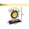 Troféu Baralho Truco Poker Jogo de Cartas Campeão Eptcel Arte em Mdf 1528 - 2