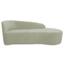 Ver imagem 3 de Kit Divã Recamier Orgânico França 140cm Lado Direito e Poltrona Amore Bouclé