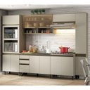 Ver imagem 1 de Cozinha Completa Modulada 100% MDF 6 Peças Connect 13 Duna Cristal Henn
