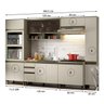 Cozinha Completa Modulada 100% MDF 6 Peças Connect 16 Duna Cristal Henn - 3