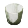Vaso Porcelana Verde Estilo Mármore 9x10x10cm - 2