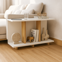 Ver imagem 1 de Mesa Lateral Apoio Sofá Mesinha de Canto Minimalista