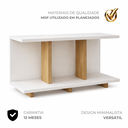 Ver imagem 2 de Mesa Lateral Apoio Sofá Mesinha de Canto Minimalista