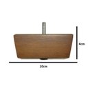 Ver imagem 3 de Kit 4 Pés Diamante Ipê Claro 4cma 10cm Sofá Alta Qualidade