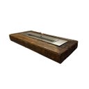 Ver imagem 1 de Lareira Ecológica Suporte Em Cruzeta Queimador Inox 61Cm