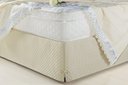 Ver imagem 1 de Saia Box para Cama Casal Queen Veneza Bege