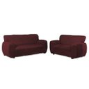 Ver imagem 1 de Capa de Sofá MARIA AGARRADINHA 2 e 3 lugares Vinho