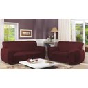 Ver imagem 2 de Capa de Sofá MARIA AGARRADINHA 2 e 3 lugares Vinho