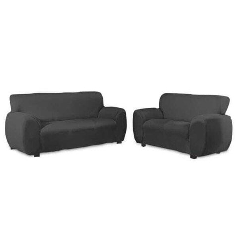 Capa de Sofá MARIA AGARRADINHA 2 e 3 lugares Chumbo