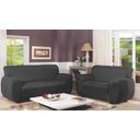 Ver imagem 2 de Capa de Sofá MARIA AGARRADINHA 2 e 3 lugares Chumbo