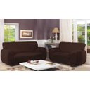 Ver imagem 2 de Capa de Sofá MARIA AGARRADINHA 2 e 3 lugares Marrom