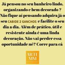 Ver imagem 7 de Cabide 2 Ganchos Rosas de Ferro - Suporte Duplo:branco