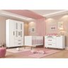 Quarto Infantil Completo 03 Peças Retro Bibi Branco Moveis Estrela - 11