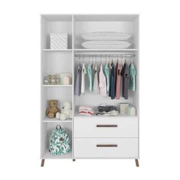 Quarto Infantil Completo 03 Peças Retro Bibi Branco Moveis Estrela - 3