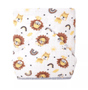 Ver imagem 1 de Toalha de Banho Bebe Soft 70 Cm X 90 Cm Leão Azul