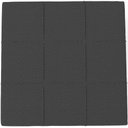 Ver imagem 7 de Puff Decorativo Para Sala de Estar Quadrado Milano 90x90cm W01 Bouclê Preto - Lyam Decor