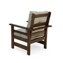 Ver imagem 6 de Conjunto Sofá Havaí 3 Lugares + 2 Poltronas de Madeira com Almofadas Confortáveis - Bege