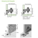 Ver imagem 2 de Dobradiça 35mm Fgv 95º Graus para Porta Basculante Fgvtn