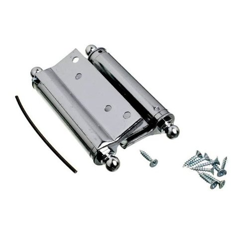 Dobradiça Vai e Vem 3 pol. com Mola para Portas de Madeira União Mundial Aço Galvanizado