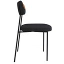 Ver imagem 7 de Kit 04 Cadeiras Decorativas Estofada Sala de Jantar Melina F01 Linho Grafite - Lyam Decor