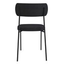 Ver imagem 6 de Kit 04 Cadeiras Decorativas Estofada Sala de Jantar Melina F01 Linho Grafite - Lyam Decor