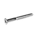 Ver imagem 1 de Parafuso para Madeira Cabeça Chata Phillips 5,5 x 65mm - 100 unidades Zincado New Fix