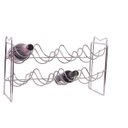 Ver imagem 1 de Adega Soft Empilhável 8810 Cromada 08 Garrafas 495 X 290 X 235 Mm Jomer