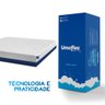 Colchão na Caixa Casal King Tradição 193x203 Branco Azul D28 Umaflex - 2