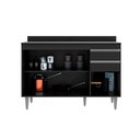 Ver imagem 2 de Balcão de Cozinha Melissa 1,20m Preto S/ Tampo - Vallisa Decor