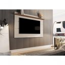 Ver imagem 1 de Painel com Prateleira Vivare 1,6 Off White-Freijó - Giga