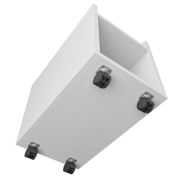 Suporte para Gabinete Cpu com Rodas -mdf/ Rodas /nobreak/cpu/pc Gamer/ Escritório- Branco - 2