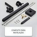 Ver mais imagens de Torneira Banheira C/ducha Quadrada Preto Fosco Premium