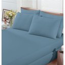 Ver imagem 2 de Jogo de Cama Casal 3 Peças Basic Rolinho Liso Malha Buettner basic63021000 Água