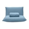 Jogo de Cama Casal 3 Peças Basic Rolinho Liso Malha Buettner basic63021000 Água - 3