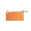 Ver imagem 1 de Kit Aparente para Porta de Correr 3 m Inox Escovado 01 Porta Heavy (100 kg) Geris