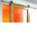 Ver imagem 1 de Kit Aparente para Porta de Correr 2 m Inox Escovado 01 Porta Eco (50 kg) Geris