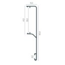 Ver imagem 3 de Perfil de Acabamento Rm-031 para Trilho Rm-003 Rometal