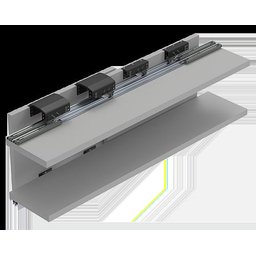 Sistema Deslizante Dominus Top (20 a 50kg) para 02 Portas Rometal - 2