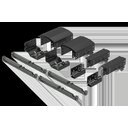 Ver imagem 1 de Sistema Deslizante Dominus Top (20 a 50kg) para 02 Portas Rometal