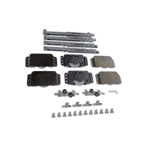 Sistema Deslizante RB 68 VR300/3 Embutido (60 Kg) para 03 Portas Rometal