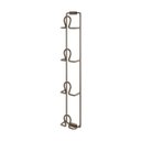 Ver imagem 1 de Organizador de Bolsas Fixo Marrom Masutti Copat 6100: 80 x 505 x 55mm
