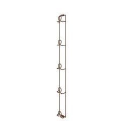 Organizador de Bolsas Fixo Marrom Masutti Copat 6099: 85 x 1010 x 55mm - 1 Organizador de Bolsas Fixo Marrom Masutti Copat 6099: 85 x 1010 x 55mm - 1