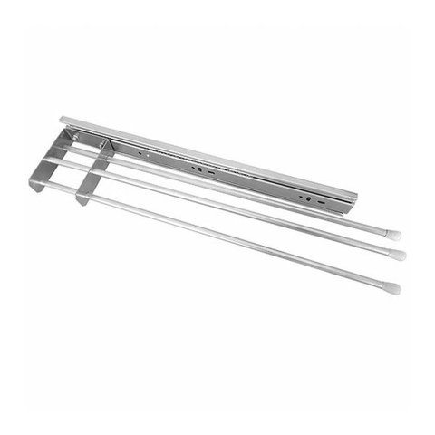 Porta Panos Triplo 8613 Alumínio 110 X 45 X 435 Mm Jomer
