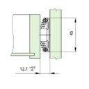 Ver imagem 2 de Corrediça Telescópica (35kg) Tt44 H45mm Zincada com Freio (slowmotion) Fgvtn 500mm