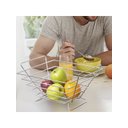 Ver imagem 3 de Fruteira Quadrada de Mesa 7401 Cromada 340 x 180 x 300 Mm Jomer