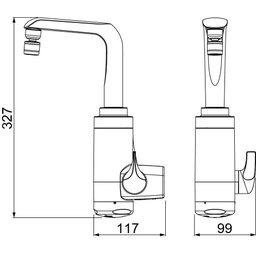 Torneira Essence de Parede 220v Branco - 2
