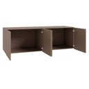 Ver imagem 5 de Módulo Planejado Ponte Queen Guarda Roupa 100% MDF 4 Portas Orion CabeCasa MadeiraOriginals Marrom